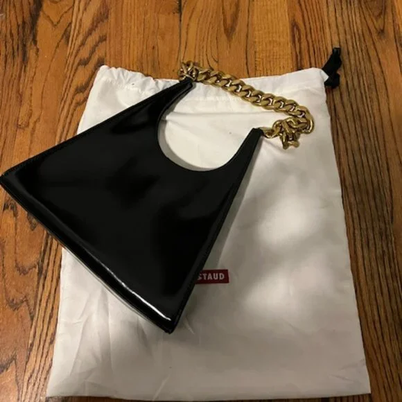 STAUD Bags Staud Womens Black Rey Chain Bag Poshmark